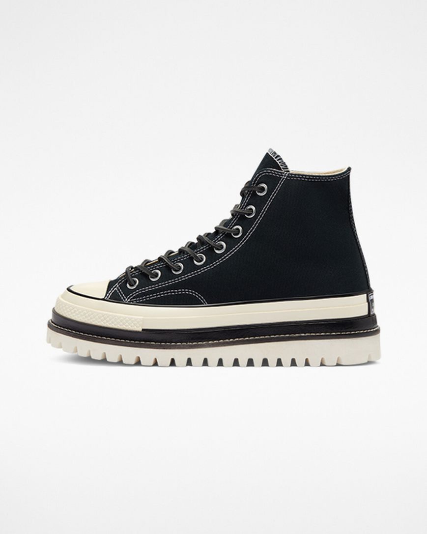 Zapatos Plataforma Converse Chuck 70 LTD Lugged Altas Mujer Negras | PE LEPW80